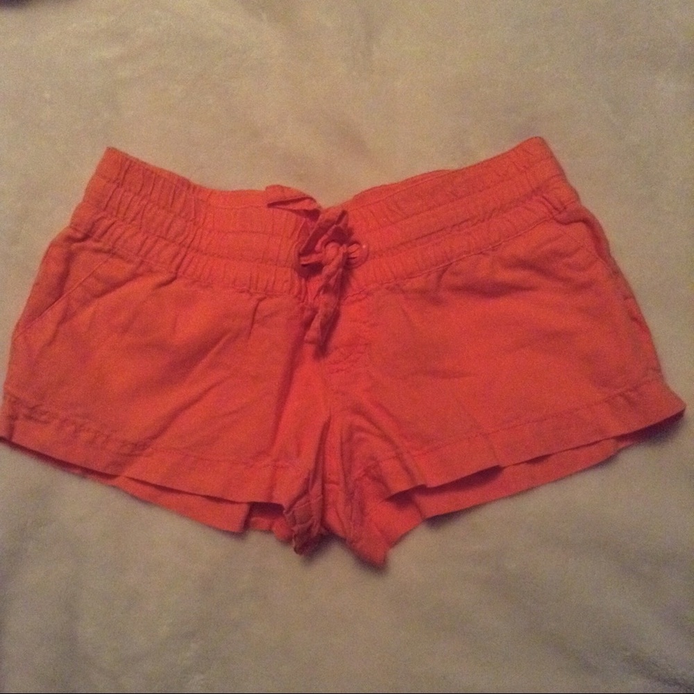 Mossimo Coral Drawstring Shorts